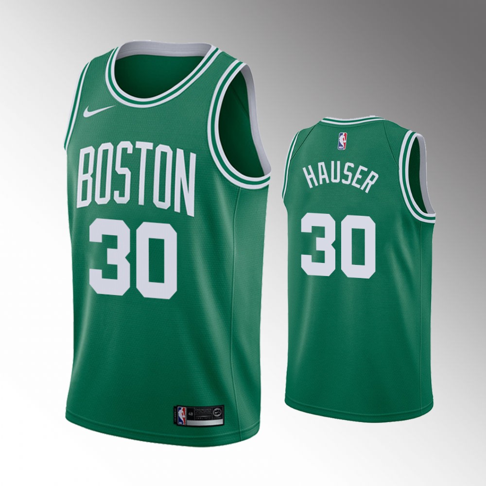 Men's Boston Celtics Sam Hauser #30 Icon Edition Green Jersey 2401WVKQ